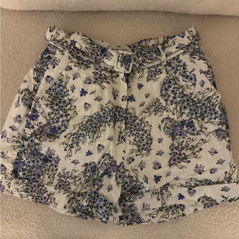 & other stories floral shorts